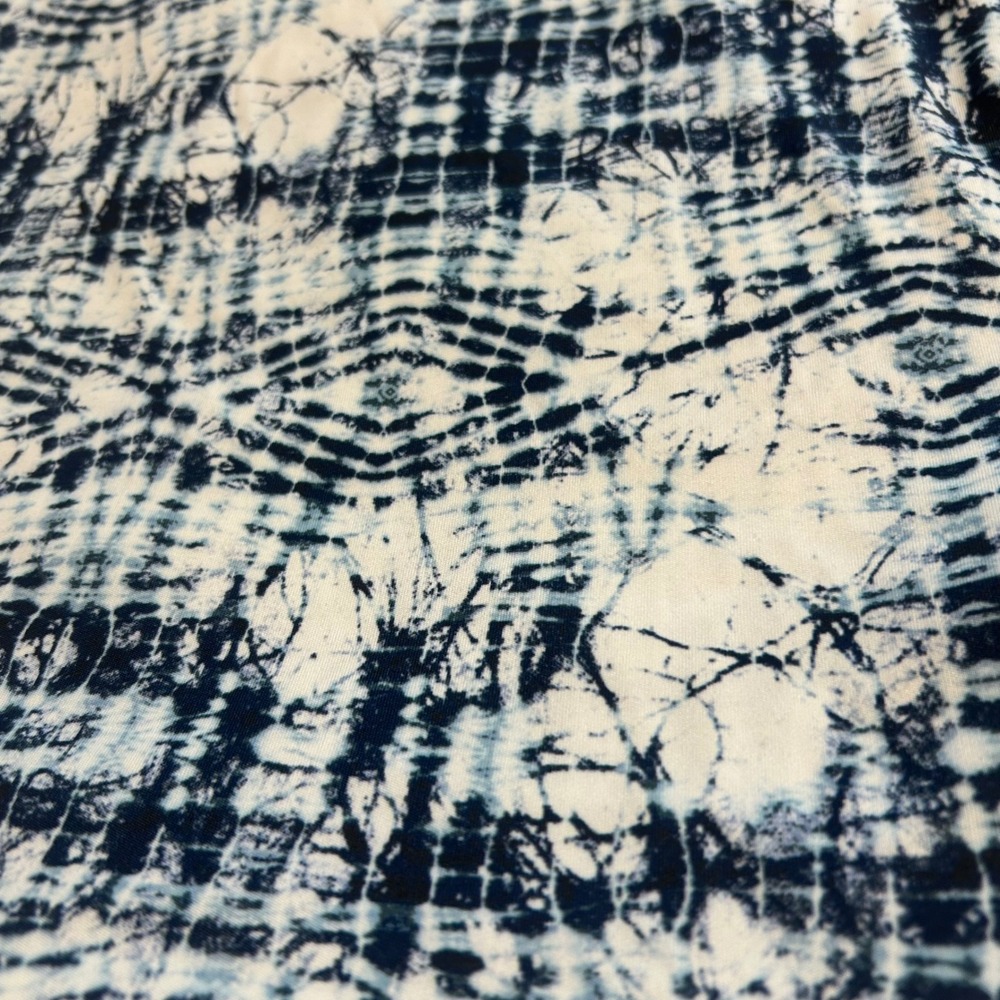 Antigua Mens Blue White Tie Dye Shibori Golf Polo Shirt Size Small Performance - Picture 4 of 10